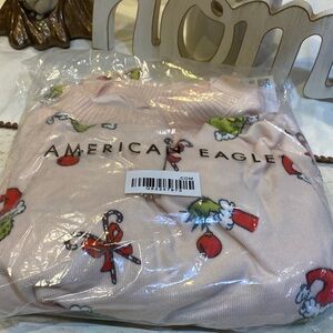 🌲🌲❤️NWT AMERICAN EAGLE GRINCH PJ SHORTS SET❤️